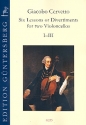 6 Lessons op.4 vol.1 (nos.1-3) for 2 violoncellos score and parts