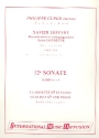 Sonate no.12 pour clarinette et piano