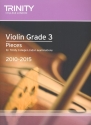 Pieces 2010-2015 Grade 3 for violin and piano