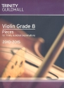 Pieces 2010-2015 Grade 8 for violin and piano