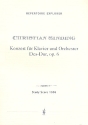 Konzert Des-Dur op.6 fr Klavier und Orchester Studienpartitur