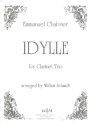 Idylle for 2 clarinets and bass clarinet score and parts
