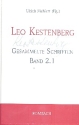 Gesammelte Schriften Band 2,1 Aufstze und vermischte Schriften, Texte aus der Berliner Zeit (1900-1932)