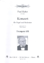 Konzert fr Orgel und Orchester Stimmenset (4-3-2-2-1+Harm)