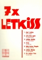 7x Letkiss: fr Gesang und Klavier (Akkordbez.)