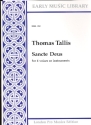 Sancte Deus for 4 voices (instruments) 4 scores