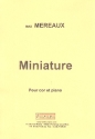 Miniature pour cor et piano