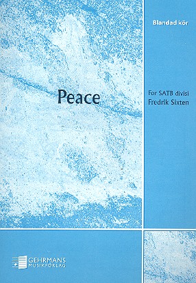 Peace for mixed chorus a cappella score