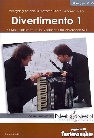 Divertimento Nr.1 fr Melodieinstrument in C (B) und Akkordeon Stimmen