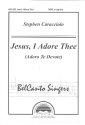 Adoro te devote for mixed chorus a cappella score