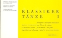 Klassiker Tnze Band 1 fr Sopranblockflte und Klavier