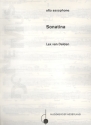 Sonatina for alto saxophone and piano score and part