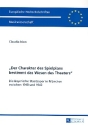 Der Charakter des Spielplans bestimmt das Wesen des Theaters die bayerische Staatsoper in Mnchen zwischen 1918 und 1943