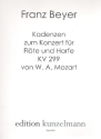 Kadenzen zum Konzert  Beyer, Franz, Komponist