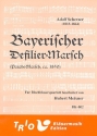 Bayerischer Defiliermarsch fr 2 Trompeten, Tenorhorn und Posaune Partitur und Stimmen