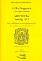 Mottecta Band 1 fr 4 Stimmen und Bc 4 Partituren (Bc nicht ausgesetzt)