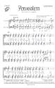 Jerusalem fr Mnnerchor a cappella Partitur (dt)