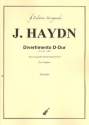 Divertimento D-Dur Hob.II:D18 fr Streichorchester Partitur