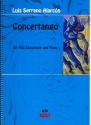 Concertango for alto saxophone and piano