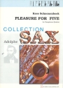 Pleasure for five fr 5 Saxophone (SAATBar) Partitur und Stimmen