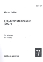Stele fr Stockhausen fr Klavier
