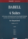 4 Suites of the most celibrated lessons from Hndel's Ronaldo vol.4 for harrpsichord