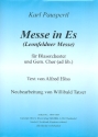 Leonfeldner Messe in Es fr Blasorchester (gem Chor a d lib) Partitur und Instrumentalstimmen