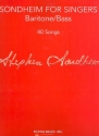 Sondheim for Singers: for bass (baritone) and piano score