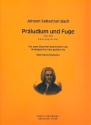 Prludium und Fuge C-Dur BWV848 fr 2 Gitarren Partitur und Stimmen