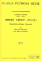 Omnes sancti angeli fr Bass, 2 Violinen, Viola und Bc Partitur und Stimmen