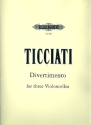 Divertimento fr 3 Violoncelli Partitur und Stimmen,  Archivkopie