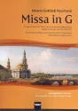 Missa in G fr Soli, gem Chor und Orchester (Orgel/Klavier) Partitur