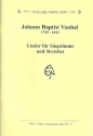 8 Lieder fr Sopran und 2 Violinen, Viola, Violoncello und Kontrabass Partitur und Stimmen