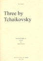 Three by Tschaikowsky for 4 flutes score and parts