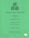 Sinfonia from Cantata no.156 for trumpet and piano