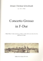 Concerto grosso F-dur fr 2 Blockflten, Violine, 2 Oboen, Violoncello, Streicher und Bc Partitur und Stimmen