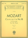 concerto B flat major no.18 KV456 for piano and orchestra for 2 pianos