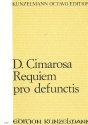 Requiem pro defunctis fr Soli, gem Chor und Orchester Partitur (la)