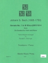 Sonata in b Minor no.1 BWV1014 for trombone and piano