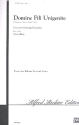 Domine fili unigenite for women's chorus a cappella score