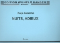 Nuits adieux for 4 singers and live electronics score (fr)