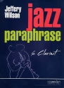 Jazz Paraphrase for clarinet Partitur