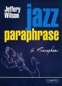 Jazz Paraphrase for saxophone Partitur