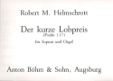 Der kurze Lobpreis fr Sopran und Orgel Partitur