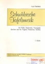 Schwbische Tafelmusik Suite Nr.1 fr Flte, Klarinette, Trompete, Bariton und Violine Partitur und Stimmen