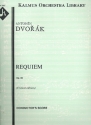 Requiem op.89 for mixed chorus and orchestra score (la)