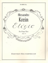 Elégie op.16 for violin, violoncello and piano parts