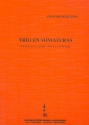 Tro en miniatureas for flute, english horn and guitar score