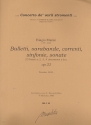 Balletti, sarabande, correnti, sinfonie, sonate op.22 fr 2-4 Instrumente und Bc Partitur und Stimmen