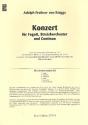 Konzert F-Dur fr Fagott, STreichorchester und Bc Stimmensatz (solo-5-4-3-1-Bc)